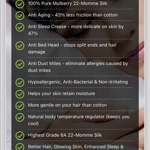 Blissy Silk Pillowcase - Standard Size